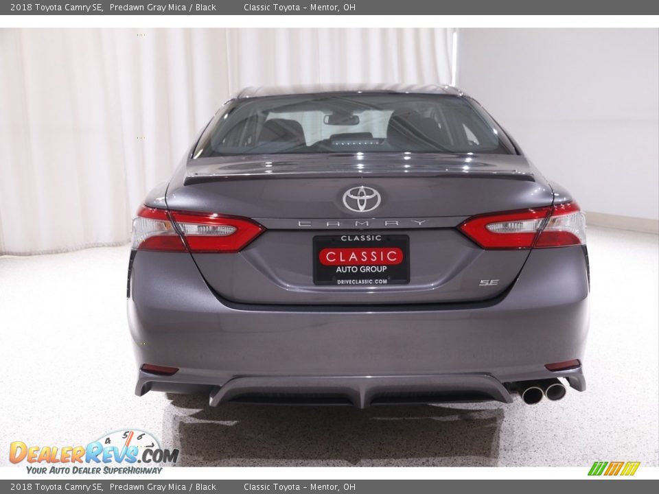 2018 Toyota Camry SE Predawn Gray Mica / Black Photo #16