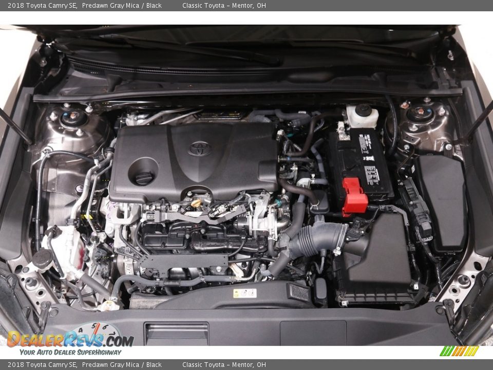 2018 Toyota Camry SE Predawn Gray Mica / Black Photo #17