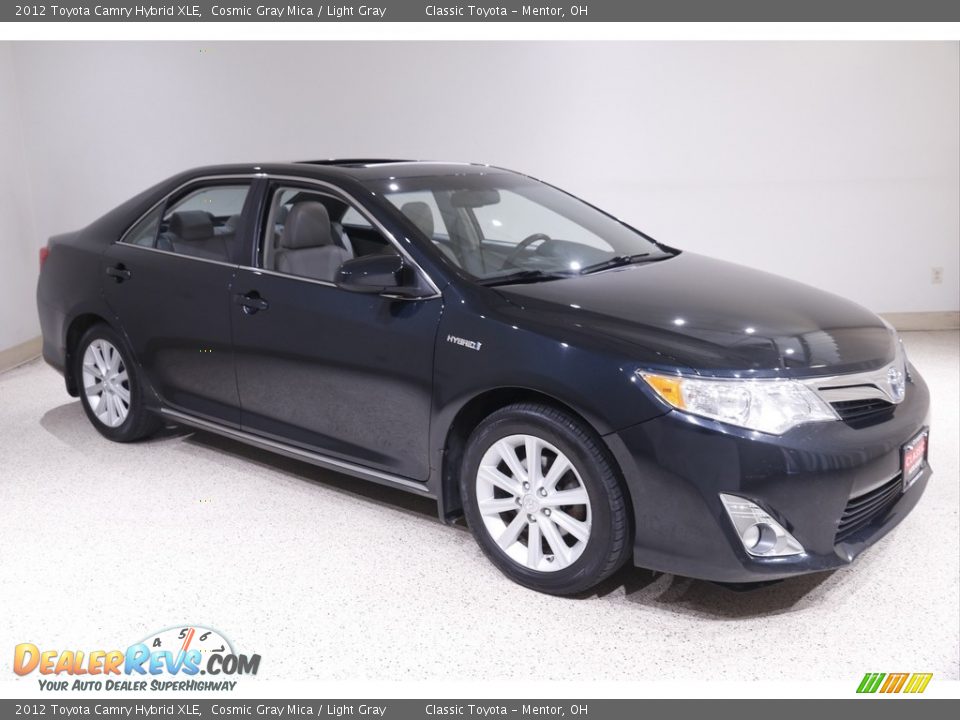 2012 Toyota Camry Hybrid XLE Cosmic Gray Mica / Light Gray Photo #1