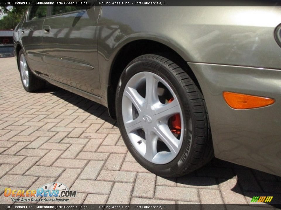 2003 Infiniti I 35 Millennium Jade Green / Beige Photo #13