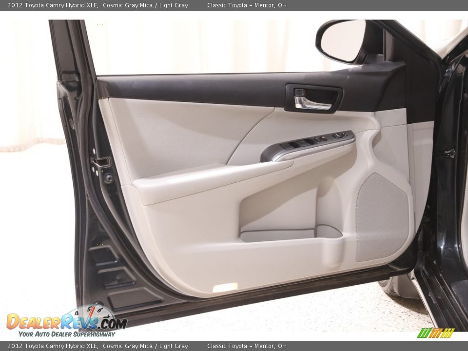 2012 Toyota Camry Hybrid XLE Cosmic Gray Mica / Light Gray Photo #4