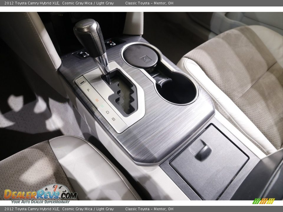 2012 Toyota Camry Hybrid XLE Cosmic Gray Mica / Light Gray Photo #12