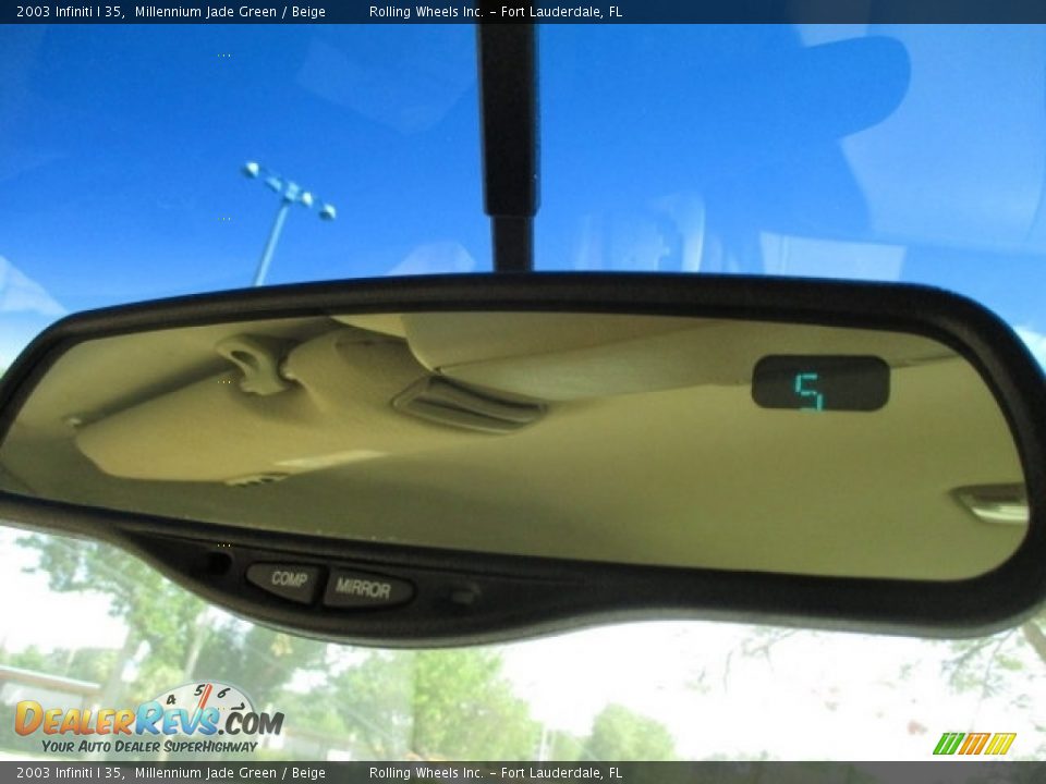 2003 Infiniti I 35 Millennium Jade Green / Beige Photo #24