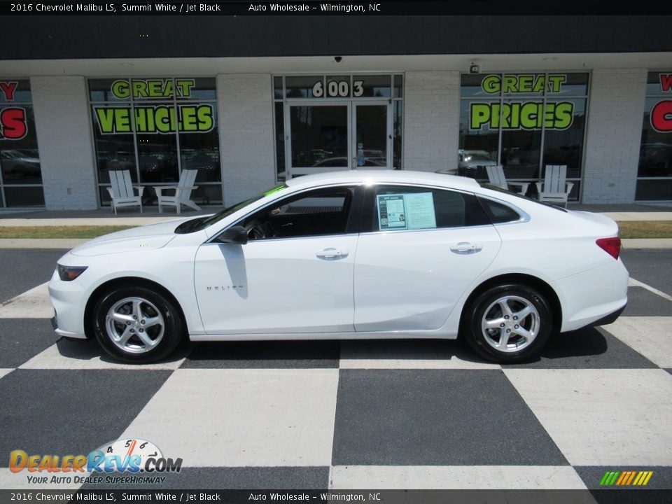2016 Chevrolet Malibu LS Summit White / Jet Black Photo #1
