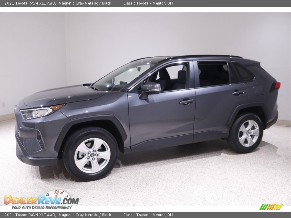 2021 Toyota RAV4 XLE AWD Magnetic Gray Metallic / Black Photo #3