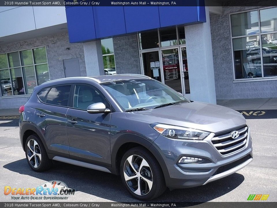 2018 Hyundai Tucson Sport AWD Coliseum Gray / Gray Photo #1