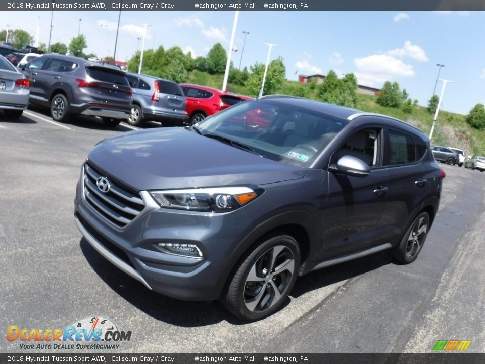 2018 Hyundai Tucson Sport AWD Coliseum Gray / Gray Photo #5