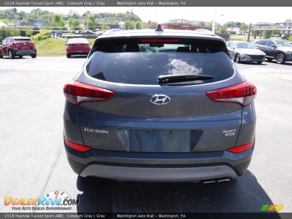 2018 Hyundai Tucson Sport AWD Coliseum Gray / Gray Photo #7