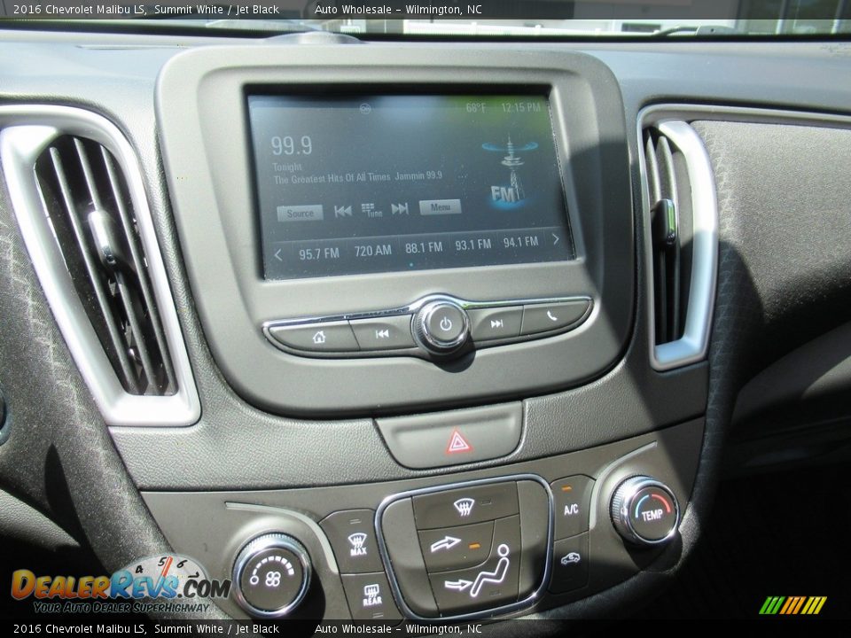 2016 Chevrolet Malibu LS Summit White / Jet Black Photo #17
