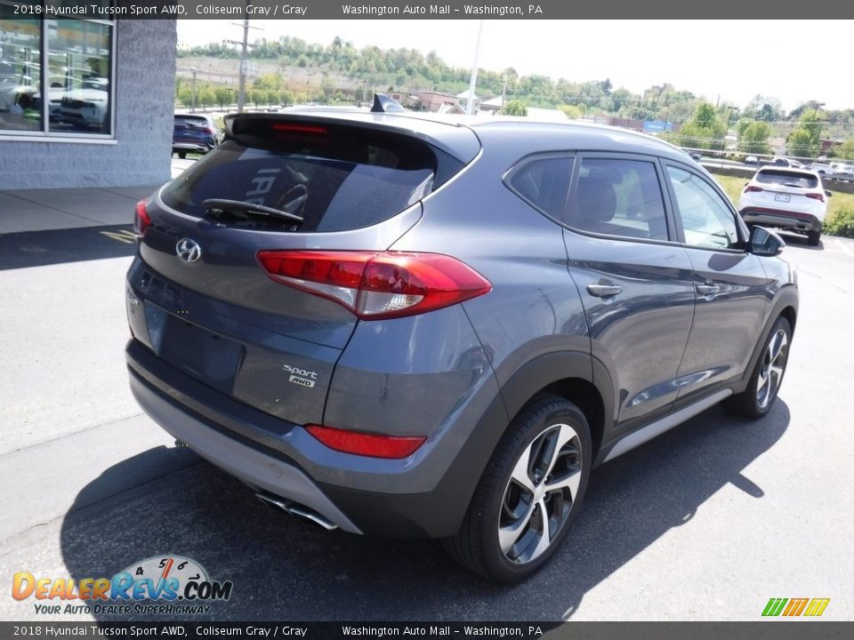 2018 Hyundai Tucson Sport AWD Coliseum Gray / Gray Photo #8