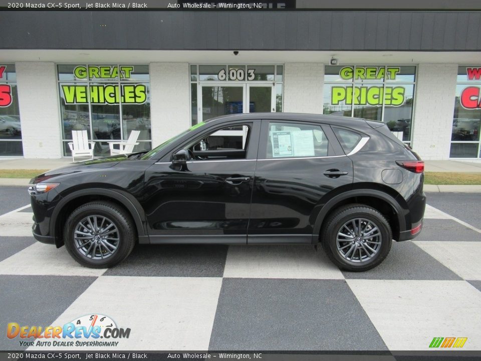 2020 Mazda CX-5 Sport Jet Black Mica / Black Photo #1