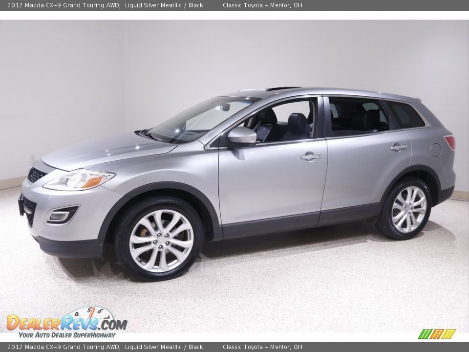 Liquid Silver Meatllic 2012 Mazda CX-9 Grand Touring AWD Photo #3