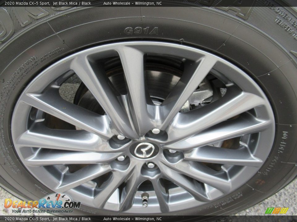2020 Mazda CX-5 Sport Jet Black Mica / Black Photo #7