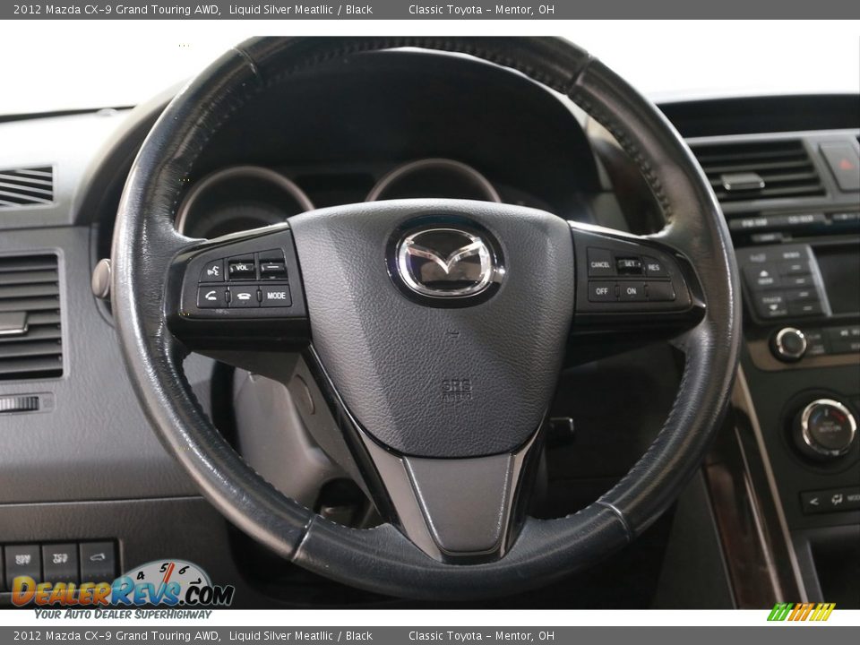 2012 Mazda CX-9 Grand Touring AWD Steering Wheel Photo #7