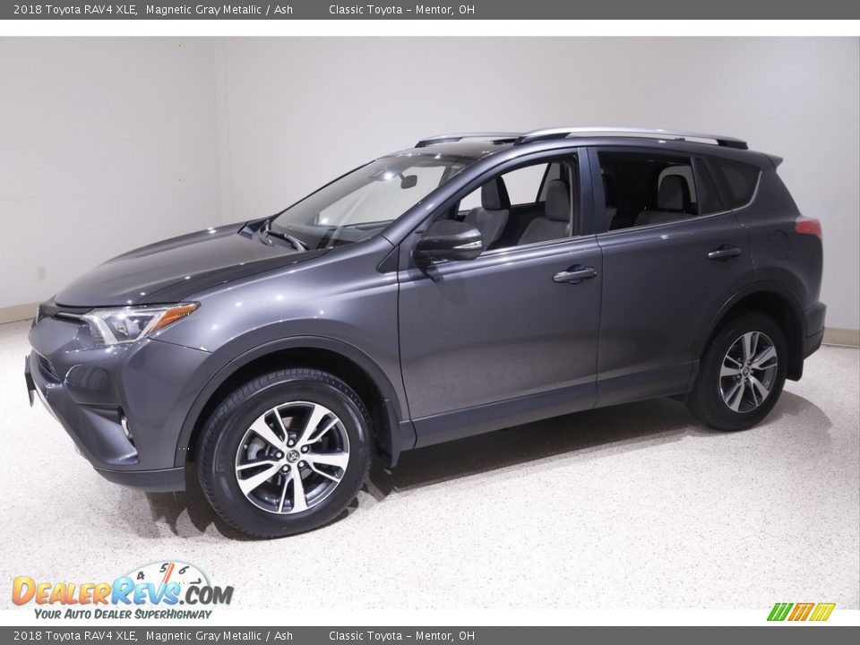 2018 Toyota RAV4 XLE Magnetic Gray Metallic / Ash Photo #3