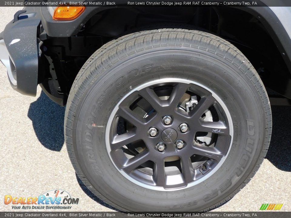 2021 Jeep Gladiator Overland 4x4 Billet Silver Metallic / Black Photo #10