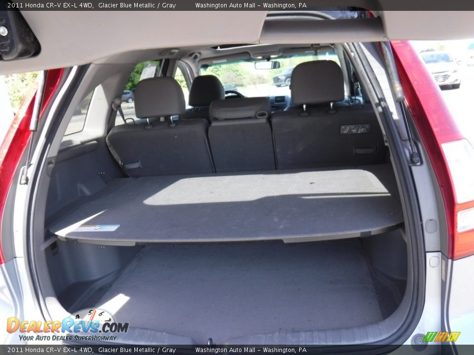 2011 Honda CR-V EX-L 4WD Glacier Blue Metallic / Gray Photo #24