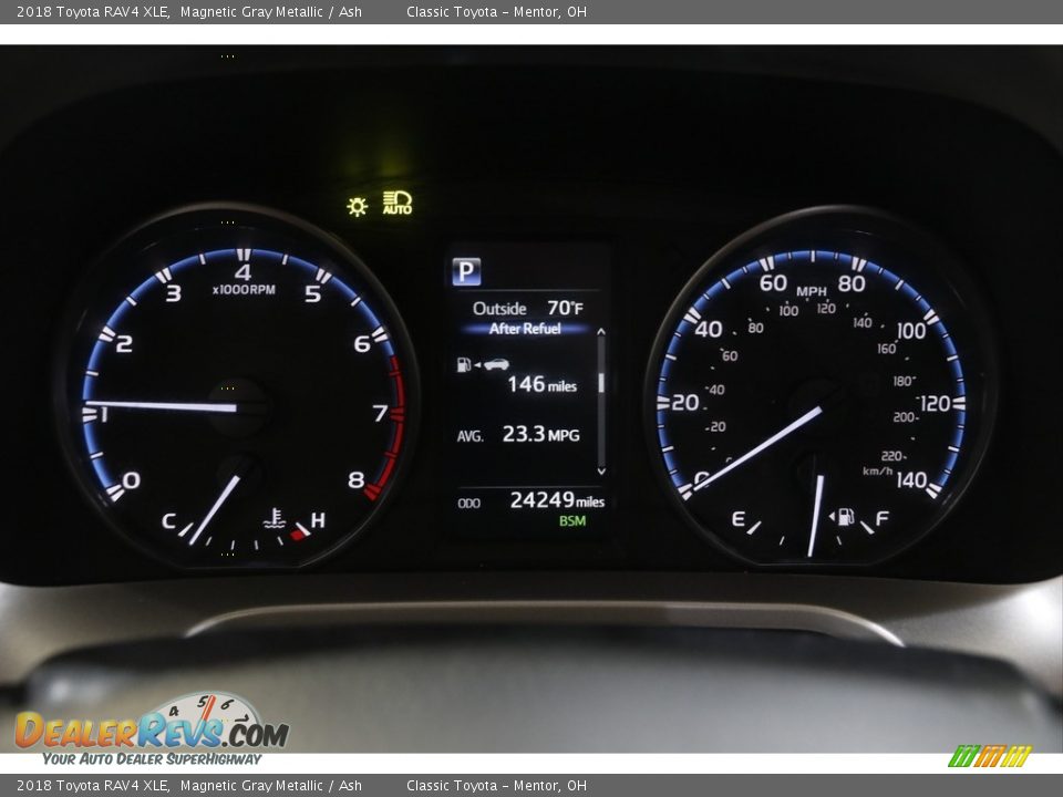 2018 Toyota RAV4 XLE Magnetic Gray Metallic / Ash Photo #8