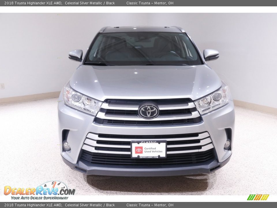 2018 Toyota Highlander XLE AWD Celestial Silver Metallic / Black Photo #2
