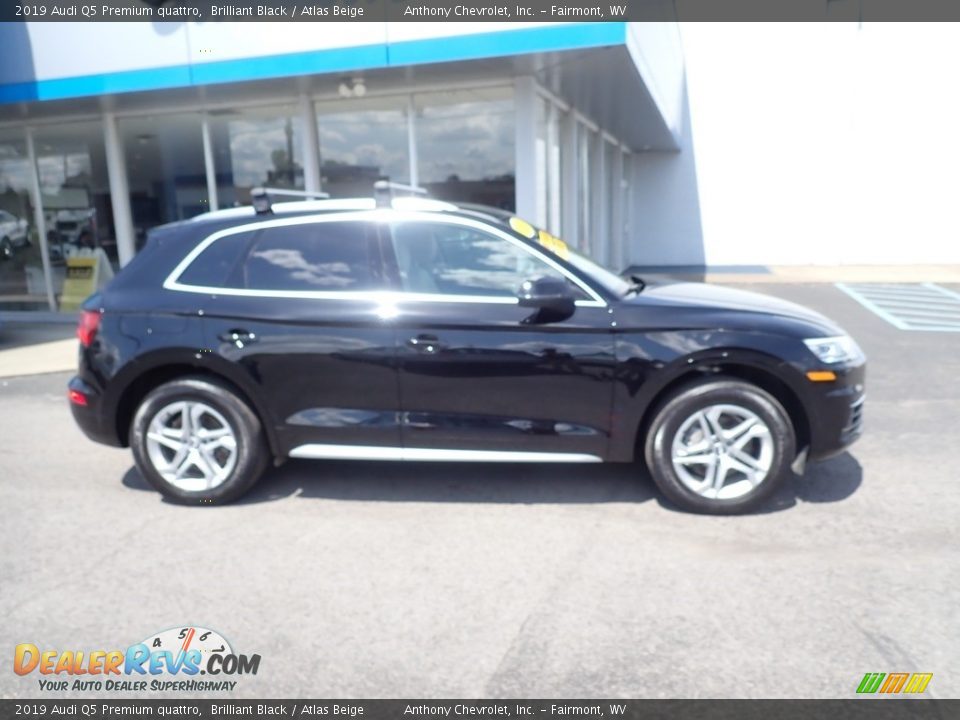 2019 Audi Q5 Premium quattro Brilliant Black / Atlas Beige Photo #3