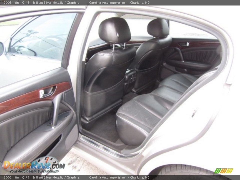 2005 Infiniti Q 45 Brilliant Silver Metallic / Graphite Photo #20