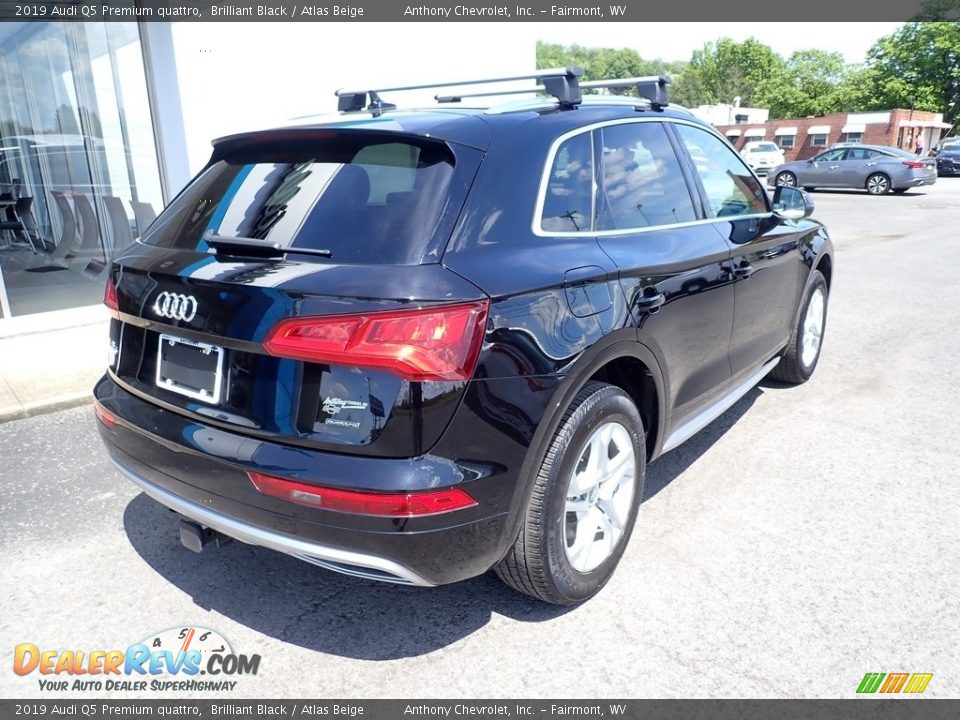 2019 Audi Q5 Premium quattro Brilliant Black / Atlas Beige Photo #4