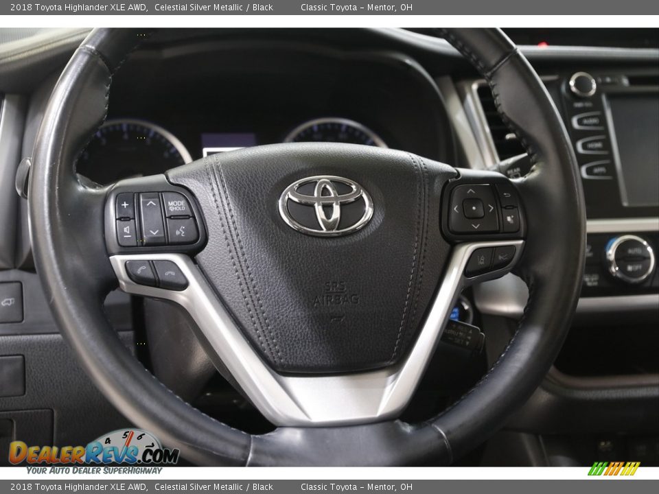 2018 Toyota Highlander XLE AWD Celestial Silver Metallic / Black Photo #7