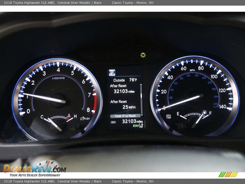 2018 Toyota Highlander XLE AWD Celestial Silver Metallic / Black Photo #8