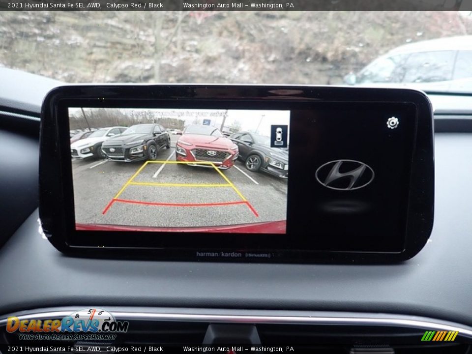 2021 Hyundai Santa Fe SEL AWD Calypso Red / Black Photo #15