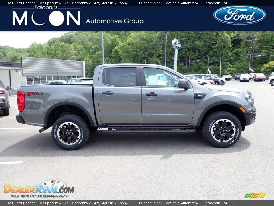 2021 Ford Ranger STX SuperCrew 4x4 Carbonized Gray Metallic / Ebony Photo #1