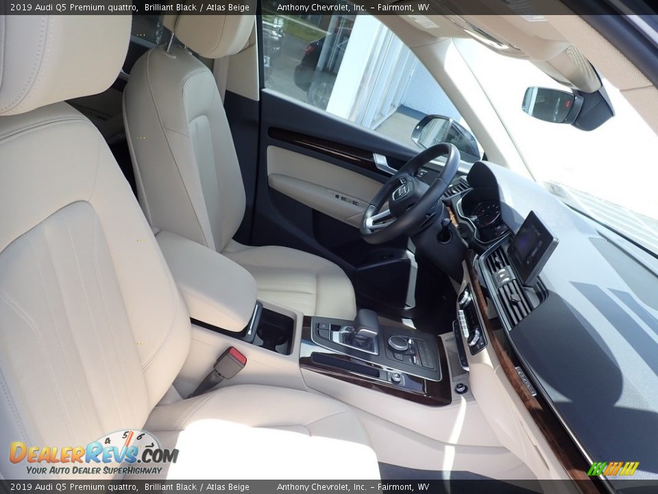 2019 Audi Q5 Premium quattro Brilliant Black / Atlas Beige Photo #10
