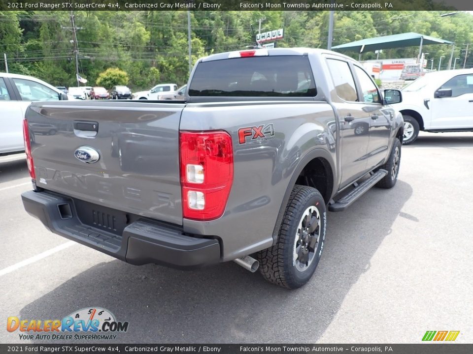 2021 Ford Ranger STX SuperCrew 4x4 Carbonized Gray Metallic / Ebony Photo #2