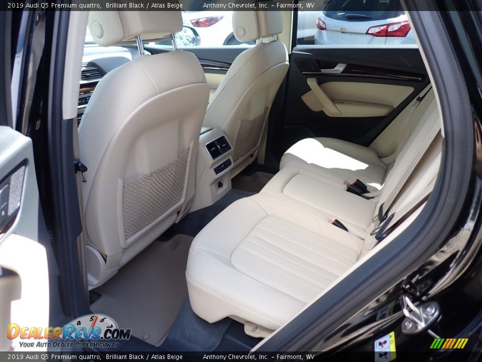 2019 Audi Q5 Premium quattro Brilliant Black / Atlas Beige Photo #12