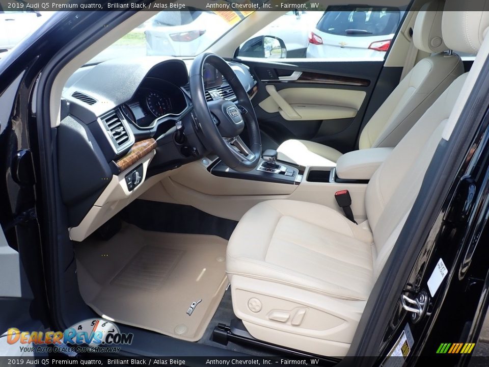 2019 Audi Q5 Premium quattro Brilliant Black / Atlas Beige Photo #13