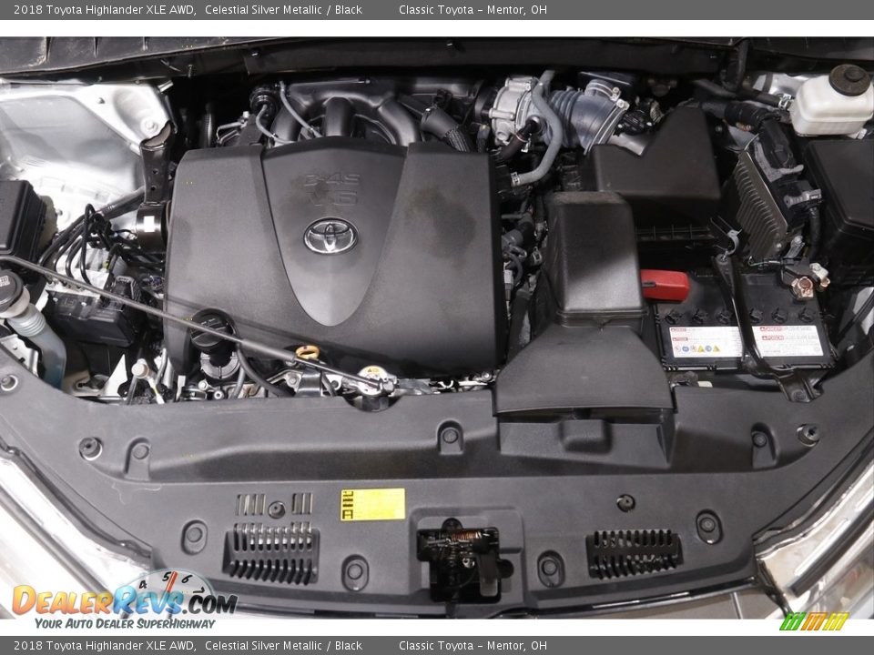 2018 Toyota Highlander XLE AWD Celestial Silver Metallic / Black Photo #19