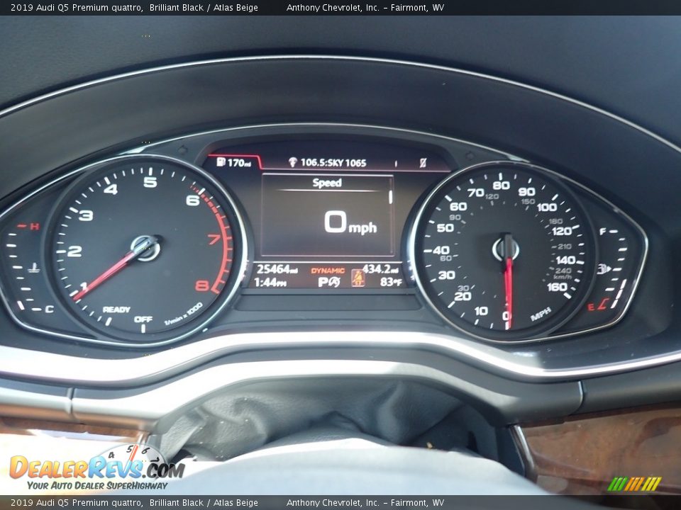 2019 Audi Q5 Premium quattro Brilliant Black / Atlas Beige Photo #17