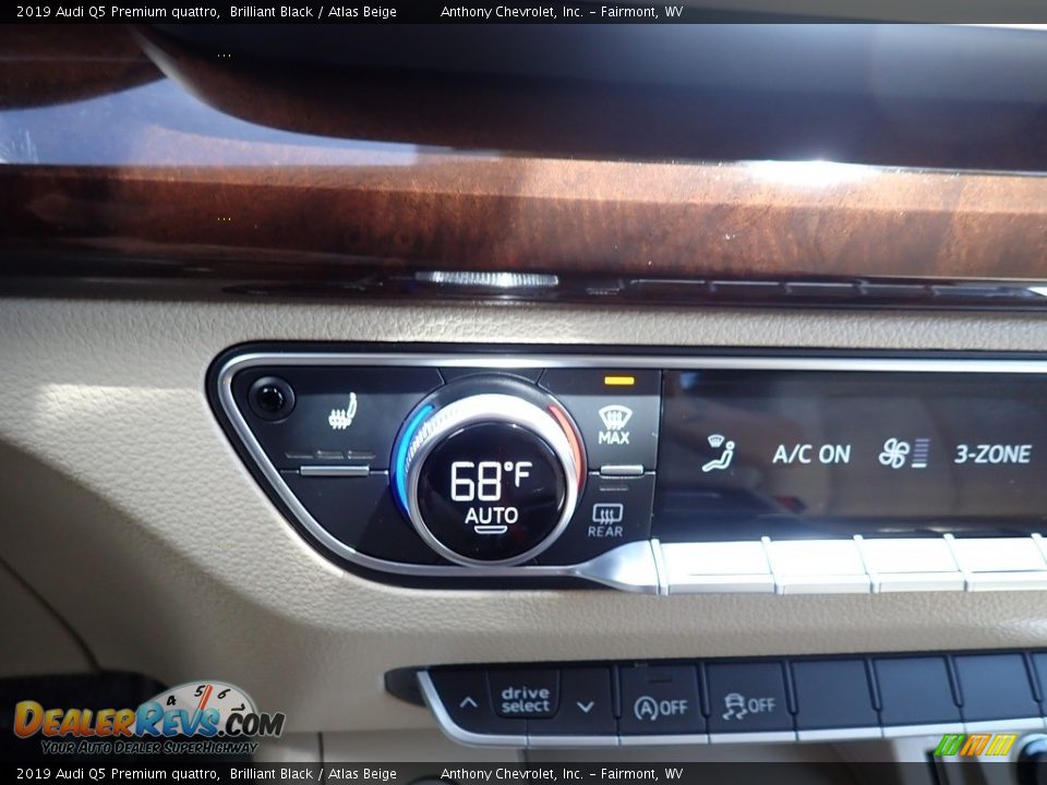 2019 Audi Q5 Premium quattro Brilliant Black / Atlas Beige Photo #19