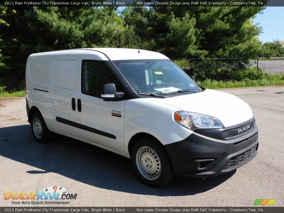 2021 Ram ProMaster City Tradesman Cargo Van Bright White / Black Photo #3