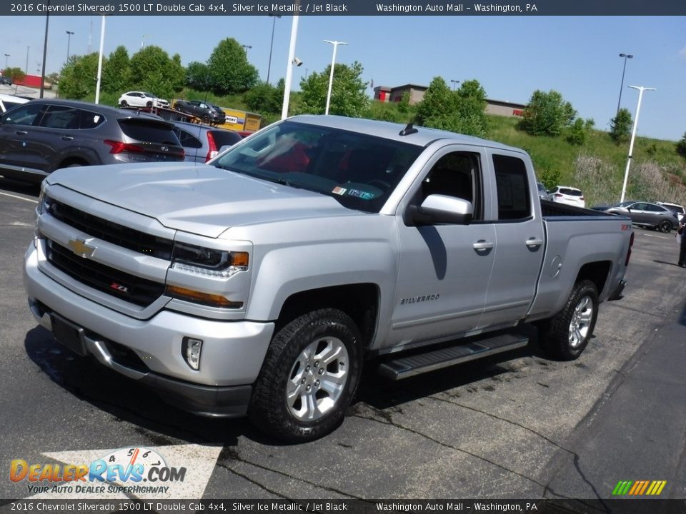 Silver Ice Metallic 2016 Chevrolet Silverado 1500 LT Double Cab 4x4 Photo #5