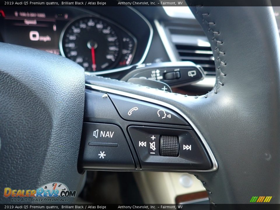 2019 Audi Q5 Premium quattro Brilliant Black / Atlas Beige Photo #21