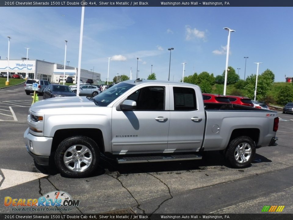 Silver Ice Metallic 2016 Chevrolet Silverado 1500 LT Double Cab 4x4 Photo #6