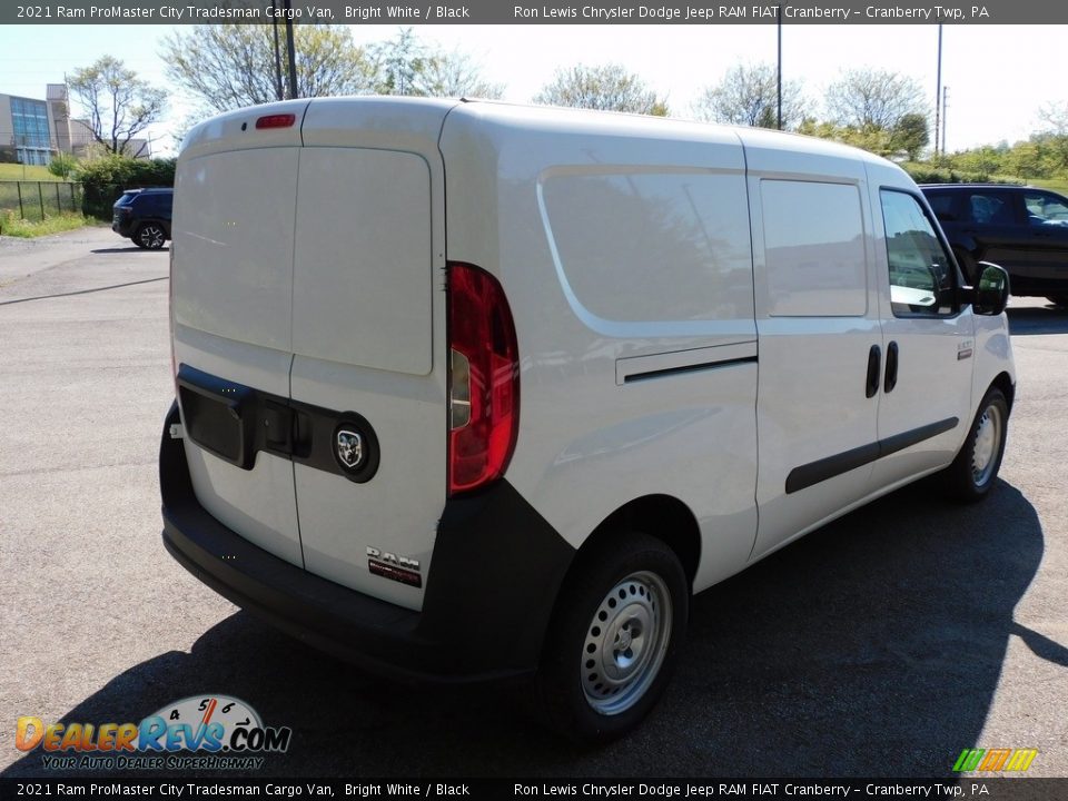 2021 Ram ProMaster City Tradesman Cargo Van Bright White / Black Photo #5