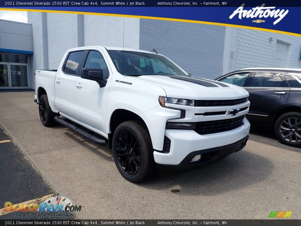 2021 Chevrolet Silverado 1500 RST Crew Cab 4x4 Summit White / Jet Black Photo #1