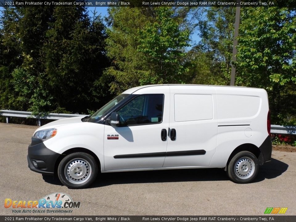 Bright White 2021 Ram ProMaster City Tradesman Cargo Van Photo #9