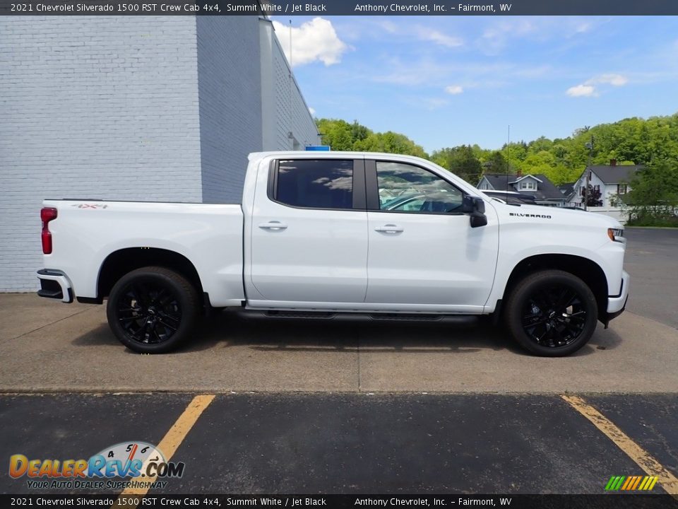2021 Chevrolet Silverado 1500 RST Crew Cab 4x4 Summit White / Jet Black Photo #3