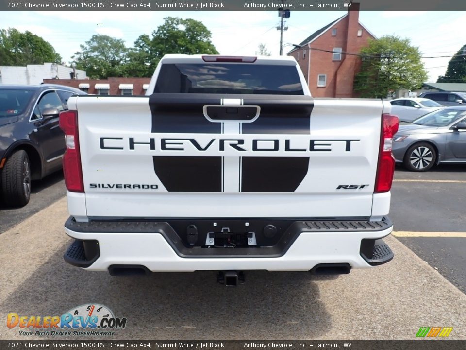 2021 Chevrolet Silverado 1500 RST Crew Cab 4x4 Summit White / Jet Black Photo #5