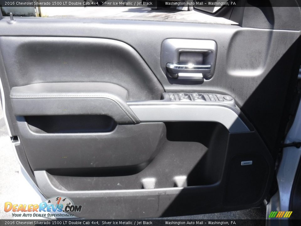 2016 Chevrolet Silverado 1500 LT Double Cab 4x4 Silver Ice Metallic / Jet Black Photo #15