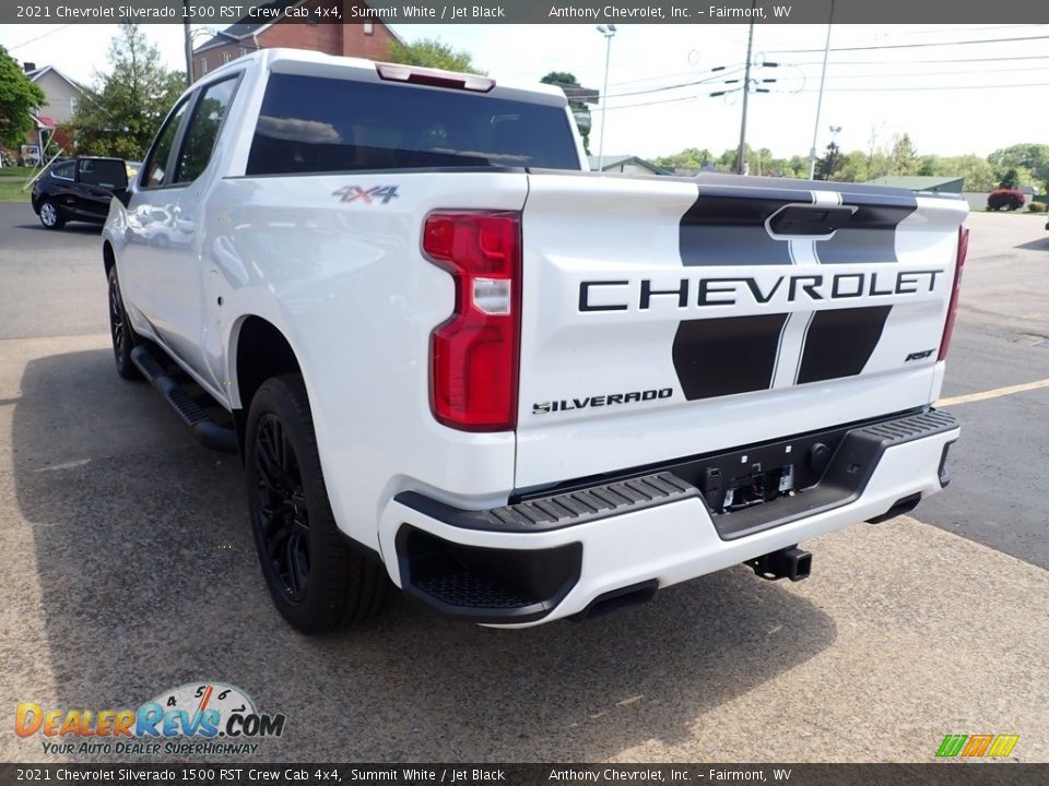 2021 Chevrolet Silverado 1500 RST Crew Cab 4x4 Summit White / Jet Black Photo #6