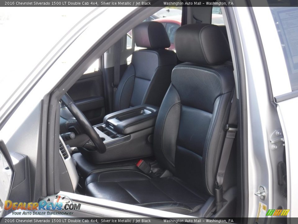 Front Seat of 2016 Chevrolet Silverado 1500 LT Double Cab 4x4 Photo #17