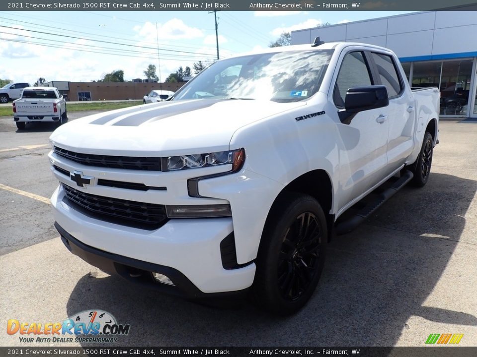 2021 Chevrolet Silverado 1500 RST Crew Cab 4x4 Summit White / Jet Black Photo #9